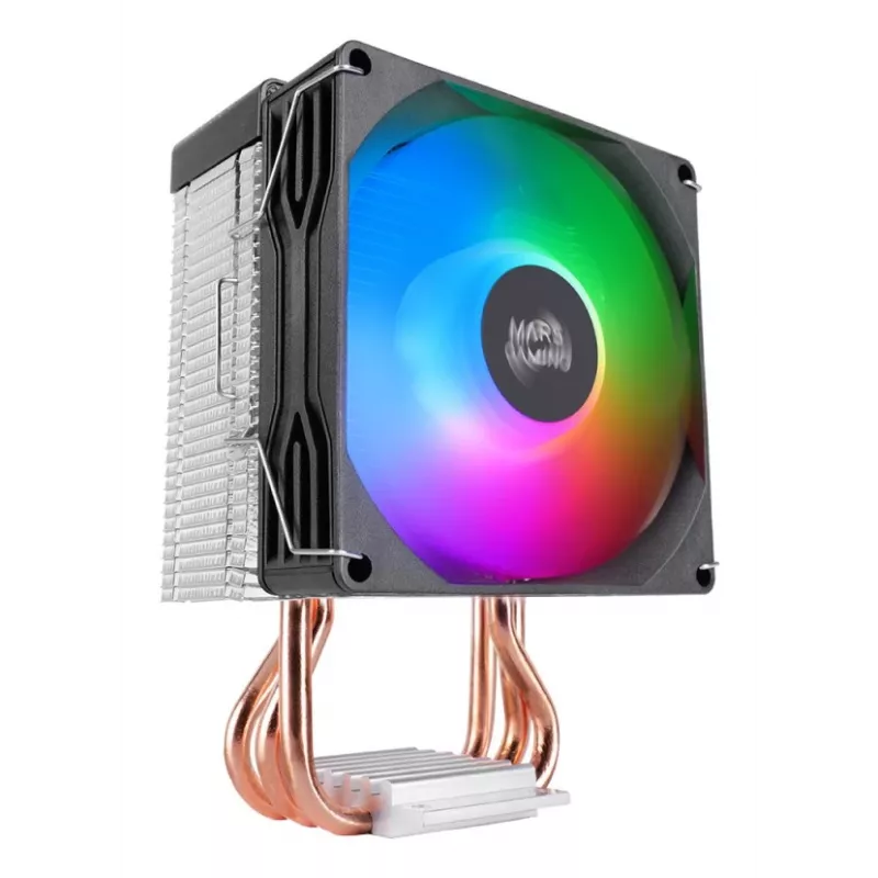 Air cooler TACENS Mars Gaming MCPU-X3, 90 mm fan, TDP 150 W, Kompatibel LGA/AM4/AM5, Schwarz