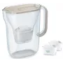 Wasserfilterkanne BRITA Style Essential 2,4 L mit 2 Ersatzkartuschen (sandfarben)