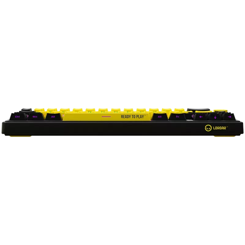 Mechanische Gaming-Tastatur LORGAR KBP70MW 65% Schwarz Gelb EN-Layout