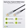 Goobay 65568 HDMI-Kabel 30 m HDMI Typ A (Standard) Schwarz - Silber (65568)