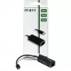 Inter-Tech Argus IT-811 - Netzwerkadapter - USB-C - Gigabit-Ethernet - Schwarz (88885438)