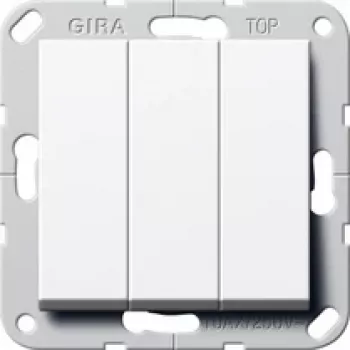 GIRA 284403 Elektrischer Schalter 1P Weiß (284403)
