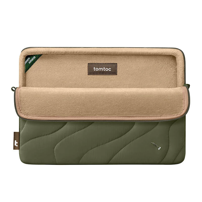 Laptop-Hülle Tomtoc Terra-A27 für 16-Zoll-Laptops, grün (TMT181)