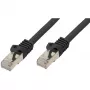 Netzwerkkabel S/CONN Cat. 7 S/FTP 10 m Schwarz