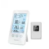 Sencor SWS 3000 W Wetterstation mit Ladestation und Funksensor, Weiß
