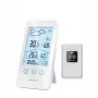 Sencor SWS 3000 W Wetterstation mit Ladestation und Funksensor, Weiß