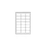 Avery Zweckform Avery - Weiß - 38,1 x 63,5 mm 2100 Stk. Adressetiketten