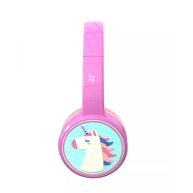 Denver BTH-106P Kopfhörer/Headset kabelgebunden & kabellos Kopfbügel Anrufe/Musik Bluetooth Pink