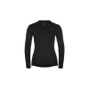 Odlo BL TOP Rundhalsausschnitt langarm ACTIVE WARM ECO Damen-T-Shirt, Größe S, schwarz