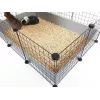 C&C Modular Käfig 3x2 110x75 cm Meerschweinchen, Igel, silbergrau