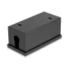 Verteilerkasten DELOCK Easy 45 Modulhalter für Tisch- oder Wandmontage, Metall, schwarz, 2x22,5x45 mm oder 1x45x45 mm