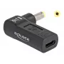 DeLOCK Adapter USB Type-C Buchse auf HP 4,8 x 1,7 mm Stecker 90° abgewinkelt