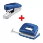 Locher- und Hefterset NOVUS E210 Locher + E15 Hefter, blau