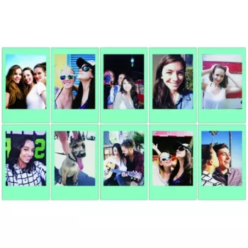 Fujifilm | Instax Mini | SKY BLUE FRAME (10pl) Sofortbildfilm | 54 x 86 mm