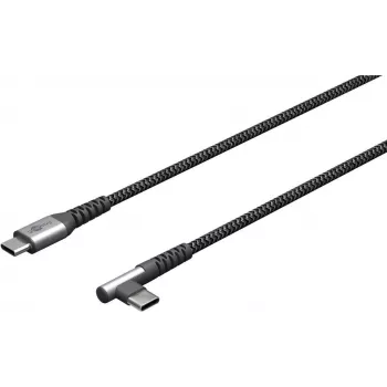 Goobay 64658 USB-Kabel 0,5 m USB 2.0 USB-C Schwarz - Grau (64658)