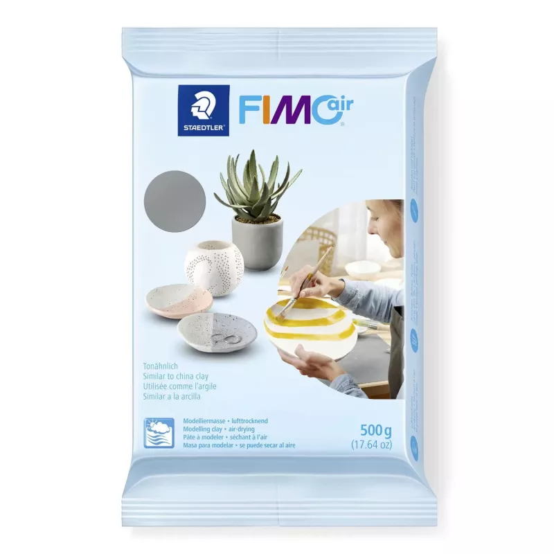 Modelliermasse Staedtler FIMO 8100-80 Grau 500 g Erwachsene