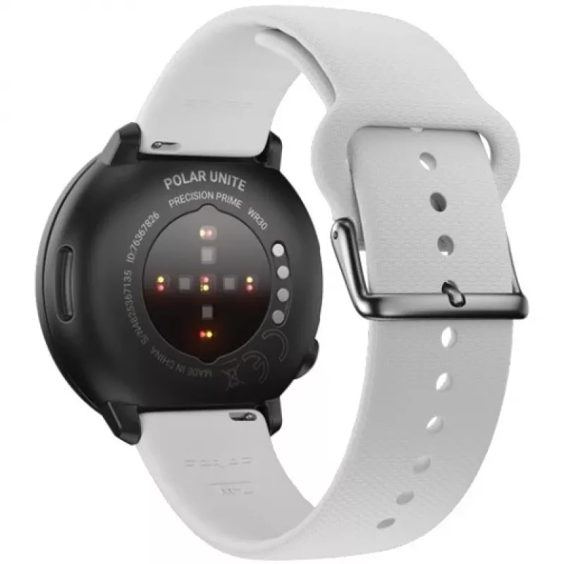 Polar Unite White S-L Silicone Wristband with Pin Buckle