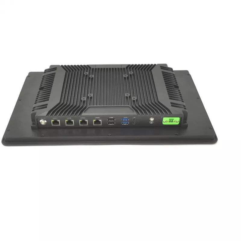ALLNET AIO IPC Industrielles Windows/Linux 15,6 Zoll Touchscreen Intel i5-1135G7 16GB/512GB 4xLan RJ45 USB Wandmontage Halterung