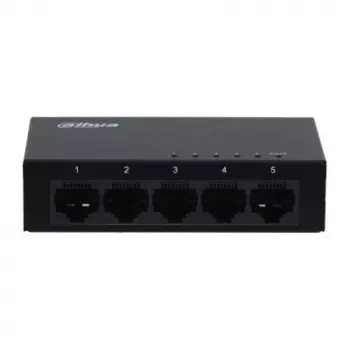Dahua Technology SG1005-EUR Netzwerk-Switch Unmanaged L2 Gigabit Ethernet (10/100/1000) Schwarz