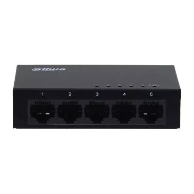 Dahua Technology SG1005-EUR Netzwerk-Switch Unmanaged L2 Gigabit Ethernet (10/100/1000) Schwarz