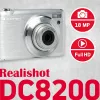 Agfa Photo DC8200 Silber + Tasche + SD-Karte 16 GB