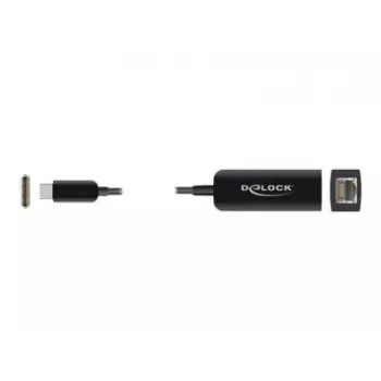 Adapter USB Type-C Stecker auf 2,5 Gigabit LAN kompakt DeLOCK 66645