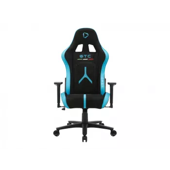 Onex Air Suede; PVC; Nylon caster; Metal | Gaming-Stühle | STC Alcantara L Series | schwarz/blau