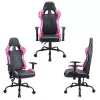 Gaming-Stuhl SUBSONIC SA5609-PP — ergonomischer Gaming-Sitz, pink
