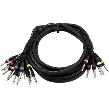 Audio-Multicore Omnitronic 8xKlinke auf 16xKlinke Mono 15 m