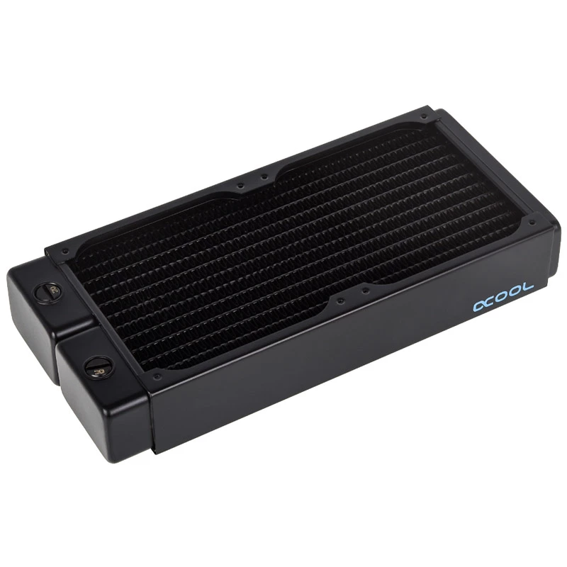 Alphacool 11992 - Wasserkühler - Acetal - Acryl - Aluminium - Messing - Kupfer - Nickel - Edelstahl - Schwarz - Transparent - 1/4 - 60 °C - 0,8 bar (11992)
