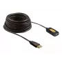 USB-Kabel DeLOCK 82446 USB 2.0 10m Schwarz