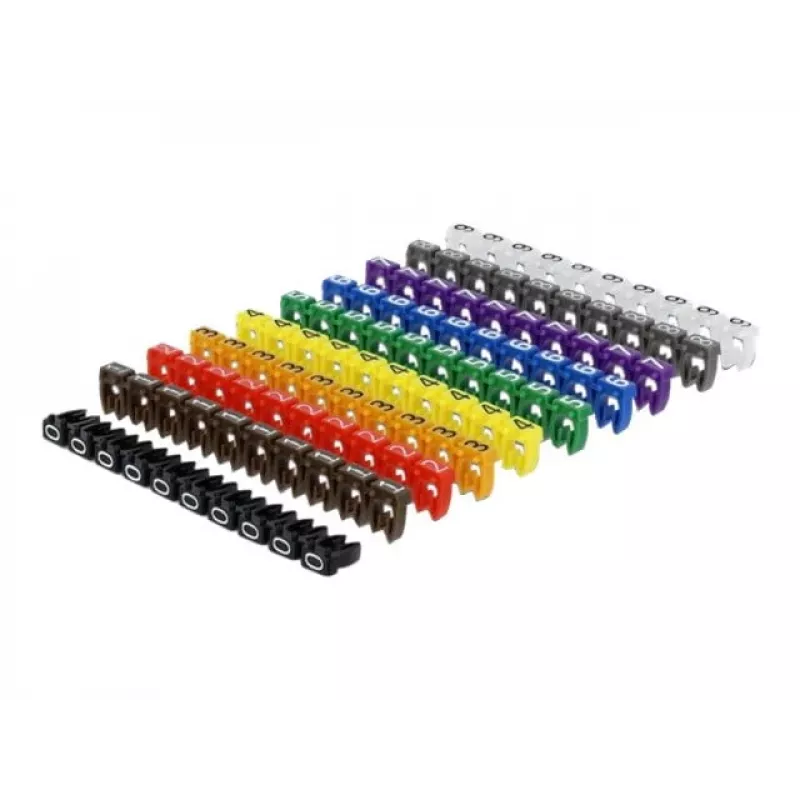 Kabelklemme DeLOCK 18304 sortierte Farben