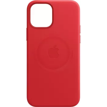 Apple - (PRODUCT) Rot - Handyhülle - mit MagSafe - Leder - Rot - für iPhone 12 Pro Max (MHKJ3ZM/A)