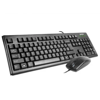A4Tech KM-72620D - Tastatur-Maus-Set - USB - US - Schwarz