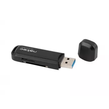 Kartenleser NATEC Scarab 2 USB 3.2 Gen 1 Typ-A — MicroSD-/SD-Unterstützung, 5000 Mbit/s, schwarz