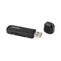Kartenleser NATEC Scarab 2 USB 3.2 Gen 1 Typ-A — MicroSD-/SD-Unterstützung, 5000 Mbit/s, schwarz