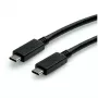 USB-Kabel ROLINE 11.02.9056 0,5 m USB 3.2 Gen 2 10 Gbit/s USB C Schwarz