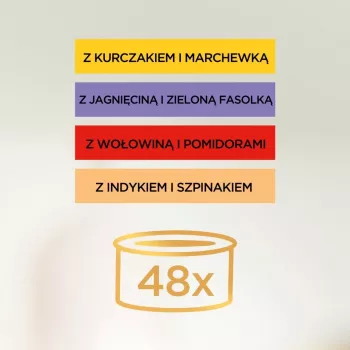 Nassfutterbeutel für Katzen Purina Gourmet Gold Savoury Cake Mix 48×85 g, ausgewachsene Katzen, 74% Feuchtigkeit, 17% Protein