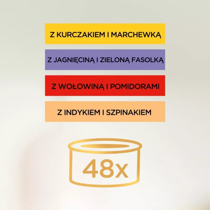 Nassfutterbeutel für Katzen Purina Gourmet Gold Savoury Cake Mix 48×85 g, ausgewachsene Katzen, 74% Feuchtigkeit, 17% Protein