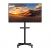 TV-Wagen MACLEAN MC-949 für 32–55 Zoll Fernseher, VESA 75×75–400×400 mm, max. Belastung 25 kg, Höhe 147–155 cm, Ablagefach, schwarz