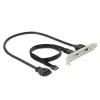 Slotblech DeLOCK 89934 mit 1 x USB Typ-C und 1 x USB Typ-A Anschluss