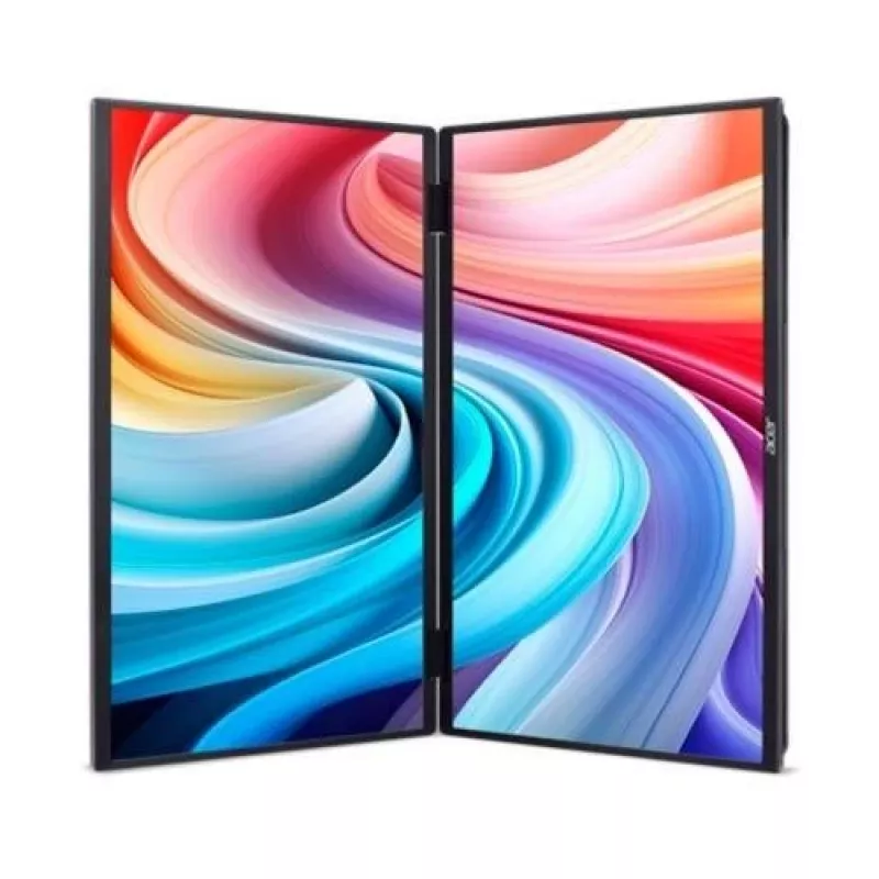 Tragbarer Monitor Acer PD163QT 39,6 cm (15,6 Zoll) FHD 1920x1080 IPS 8 ms USB-C Schwarz VESA 75x75