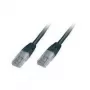 Wentronic Goobay CAT 5e Patchkabel, U/UTP, Schwarz, 3 m - CCA Kupfer-Mix (68649)