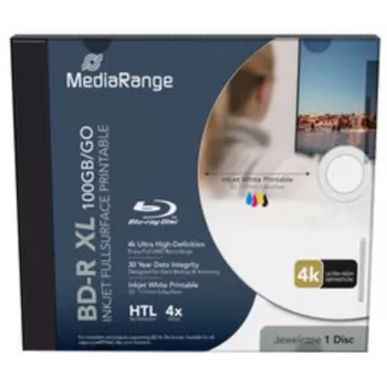 BD-R XL MediaRange MR520 100GB 4X - Blu-ray-Rohling, Single-Layer XL-Kapazität