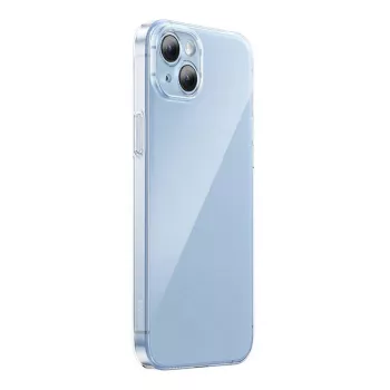 Schutzhülle Baseus Crystal Series für iPhone 14 Plus mit gehärtetem Glasrücken