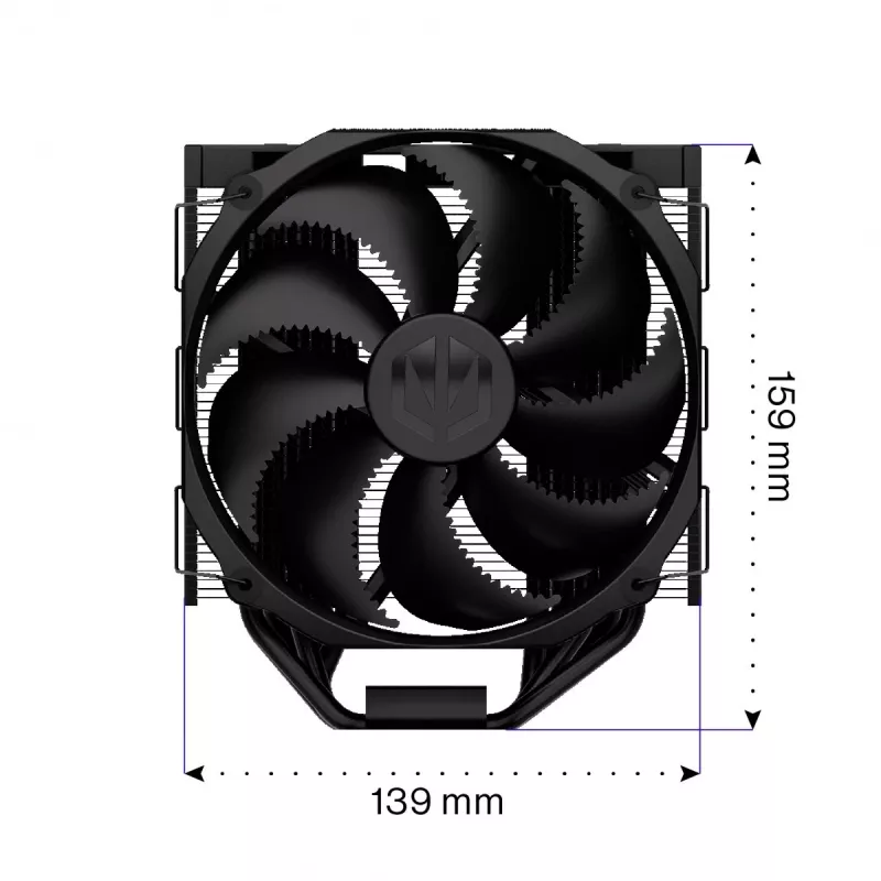 Endorfa Fortis 5 Schwarz CPU-Kühler