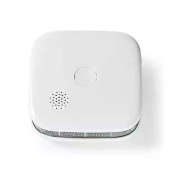 Rauchmelder Nedis WIFIDS21WT smarter Wi‑Fi Rauchsensor für Haussicherheit