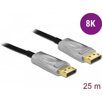 DisplayPort-Kabel DeLOCK 85888 25 m Schwarz