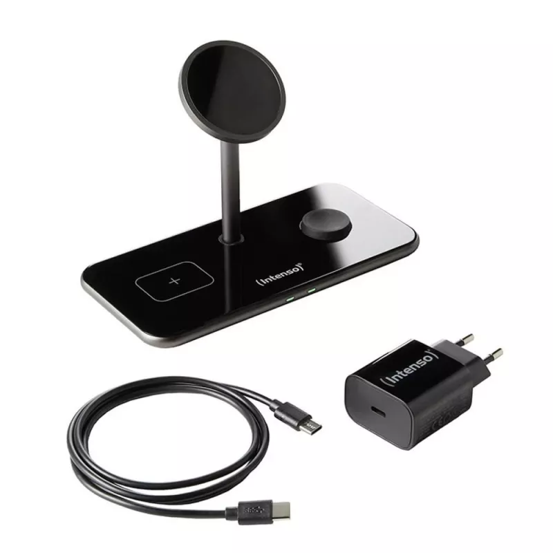 Intenso MB13 Headphones Wireless USB Fast Charging Schwarz