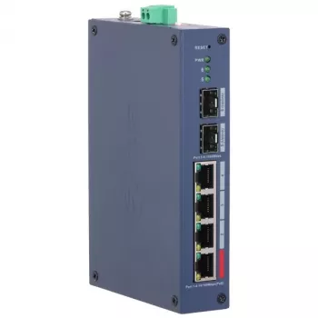 Industrieller PoE-Switch DAHUA CHS4206-4ET-90 4-Port PoE